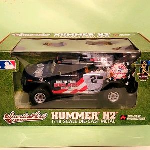 Derek Jeter Hummer H2 1:18 scale Diecast New
